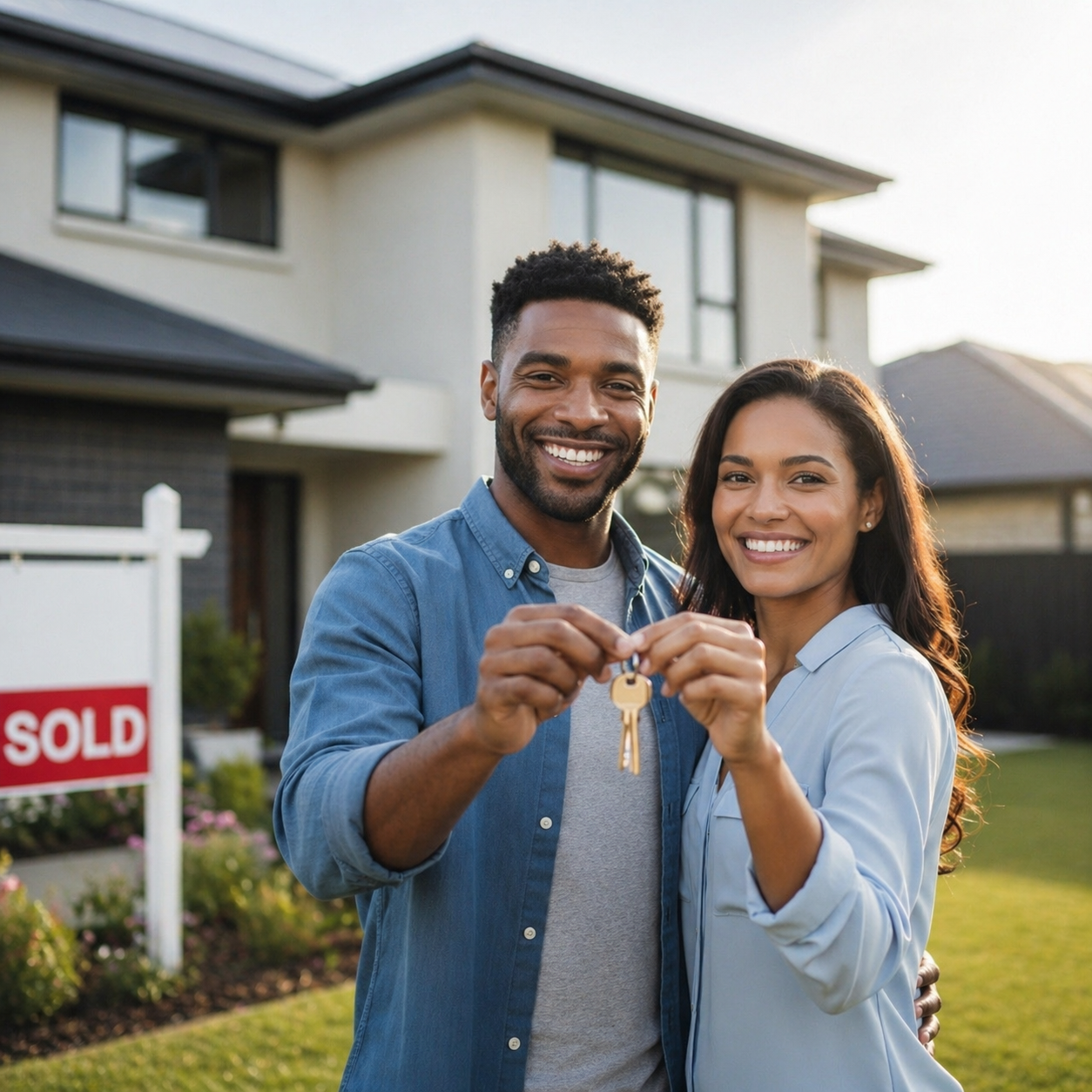 Family speaking with home lending advisor